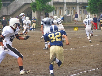 9月26日アメフト準々決勝